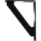 Ekena Millwork Traditional Wrought Iron Bracket, (Triple center brace), Powder Coated Black 2"W x 5 1/2"D x 8"H BKTM02X05X08TTR - alternate 3